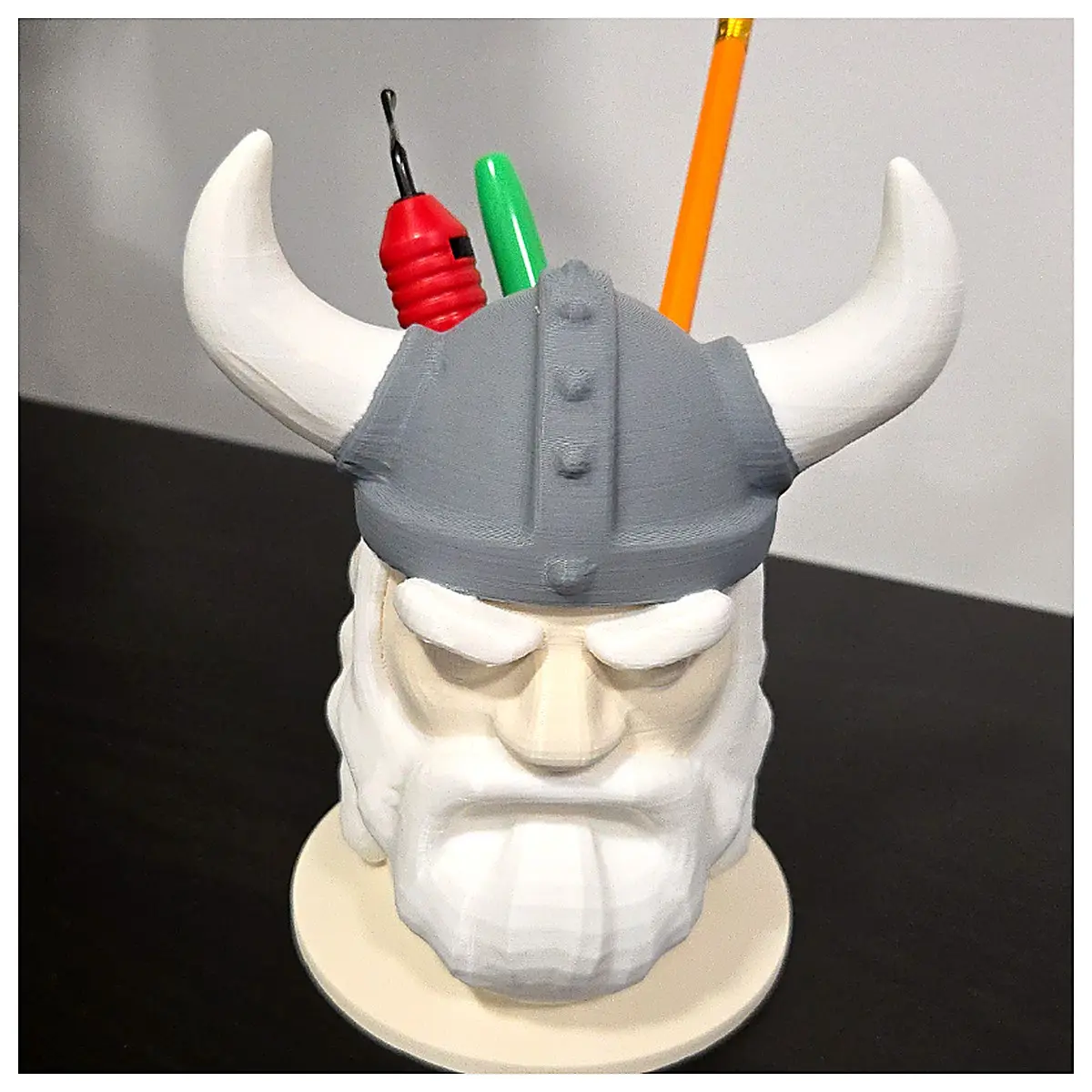 Head Pencil Case Multi Function Pen Holder Pen Tube Storage Organizer Student Stationery Accessories Learning Supplies