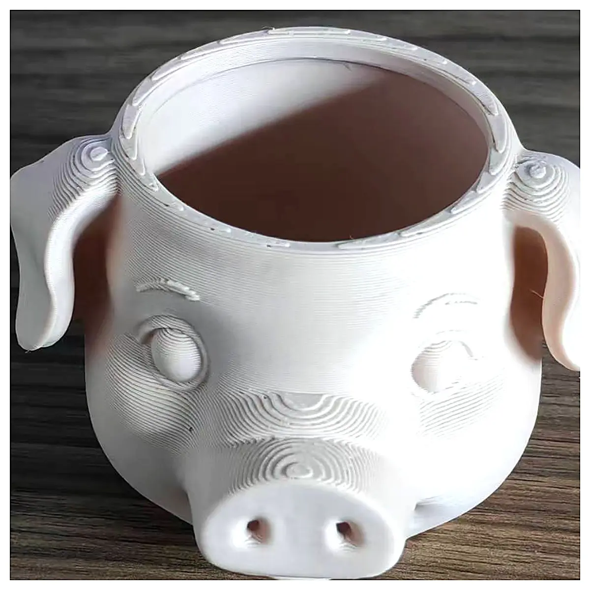 Piggy Pen Pencil Holder Creative Storage Desktop Decoration Flower Pot Stand Vase Support Ceramic Storage Box Simple Home Decor