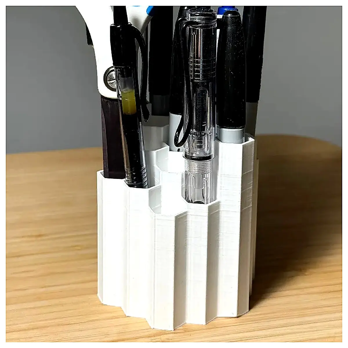 Hexagonal Pencil Holder Storage Box Multi sided Desktop Organizer Pen Case Office Supplies Creative Pen Holder Student Gift