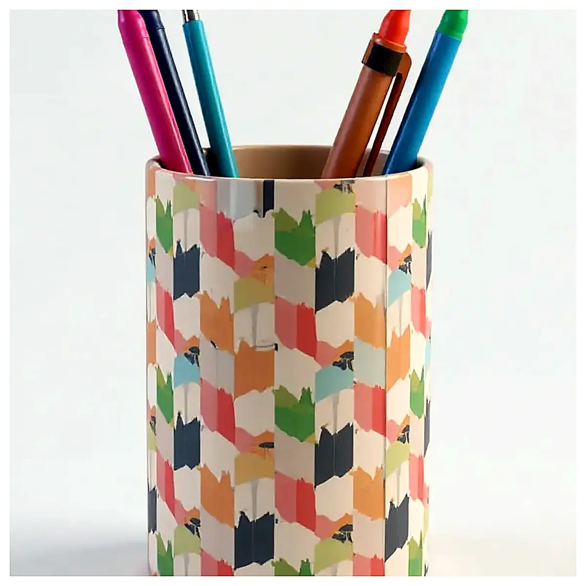 ful Pencil Holder Decoration Paintable DIY Creative Ornament Art Supplies Storage Brush Holder Organizer