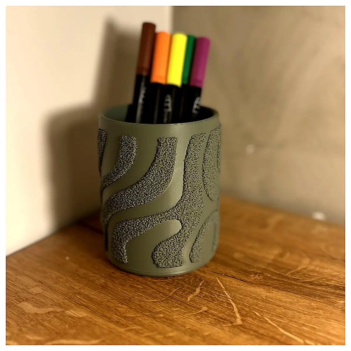 Pen Holder Cup Set Desk Organizer Pencil Case Drinkware Office Supplies Student Gift Learning Accessories Writing Holder Storage Solution