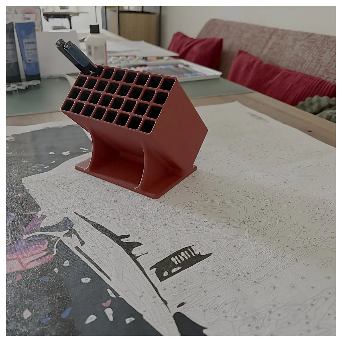 Pen Holder Stand Mobile Stand Desk Holder Phone Holder Clip Support Accessory Pen Case Parts
