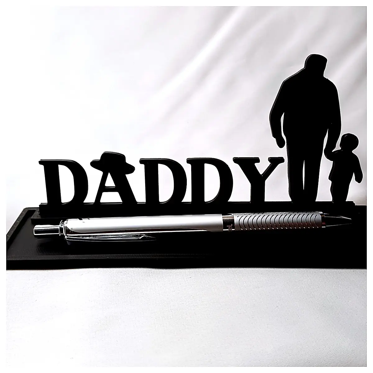 Kids Handwriting Pencil Case Creative Design Holder Storage Box for School Supplies Kindergarten Gift Dad Pen Case