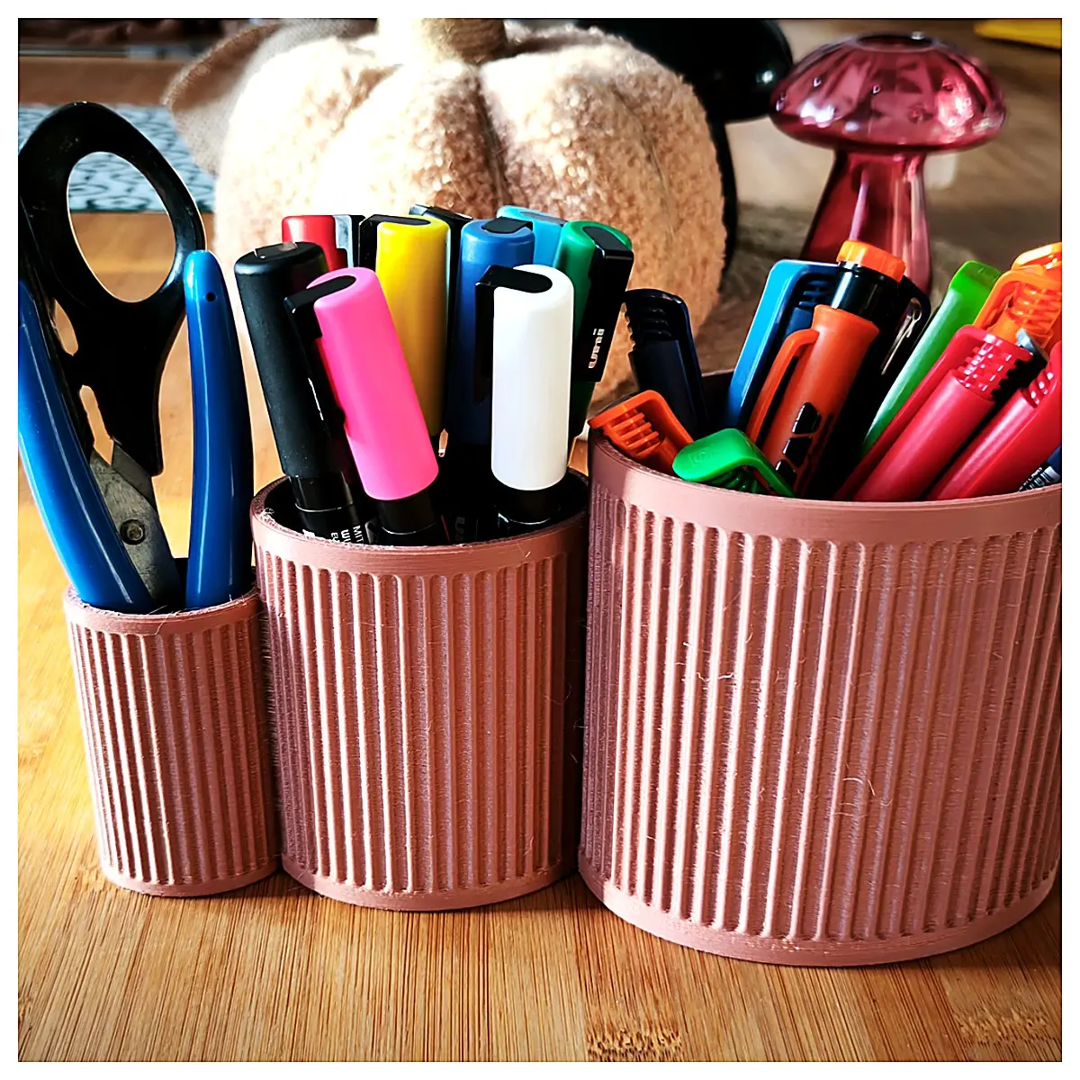 Pen Holder Organizer Pencil Case Desk Storage School Supplies Writing Accessory Student Pen Case Storage Box Stationery Organizer
