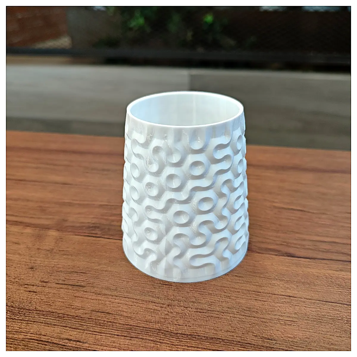 Geometric Pencil Holder Creative Mosaic Hexagon Desktop Organizer Office Book Storage Pen Case Multi Functional