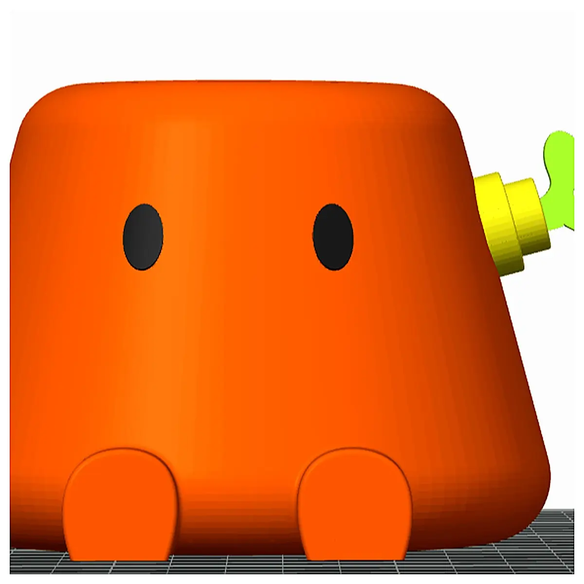Carrot Shaped Pencil Holder Creative Desktop Organizer Orange Pen Box Snack Storage Holder Lazy Person Accessory Phone Stand