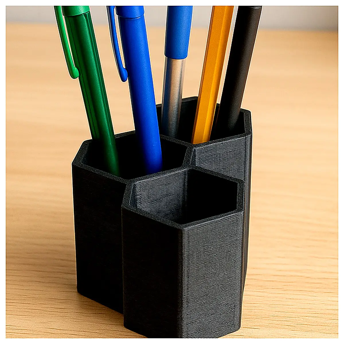 Pen Holder Phone Stand Desk Organizer Pencil Case Student Book Shelf Creative Small Accessory Office Learning Supplies