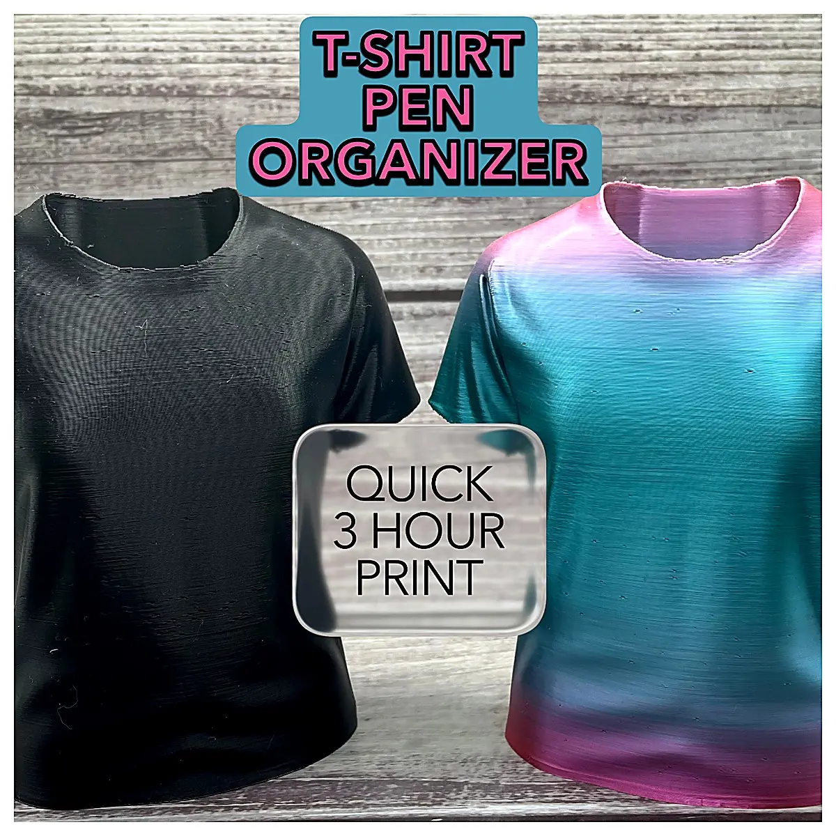 T Shirt Pencil Holder Creative Desk Organizer Tee Pen Case Simple Lazy Person Wall Mounted Decoration Office Study