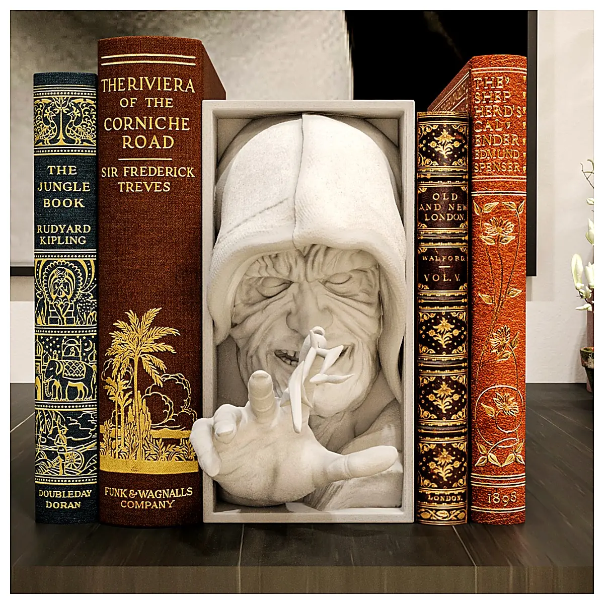 Palpatine Emperor Shelf Wall Decor Ancient Style Shelf Wall Art Bookshelf Decoration Living Room Accent Cultural Collection