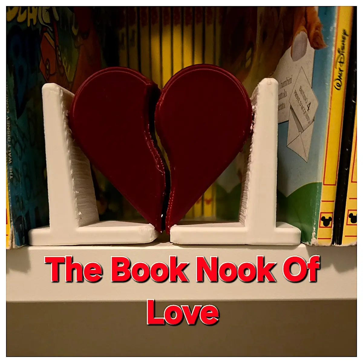 Love Book Display Stand Valentine s Gift Art Decoration Desktop Ornament Romantic Memorial Gift Placement Decoration