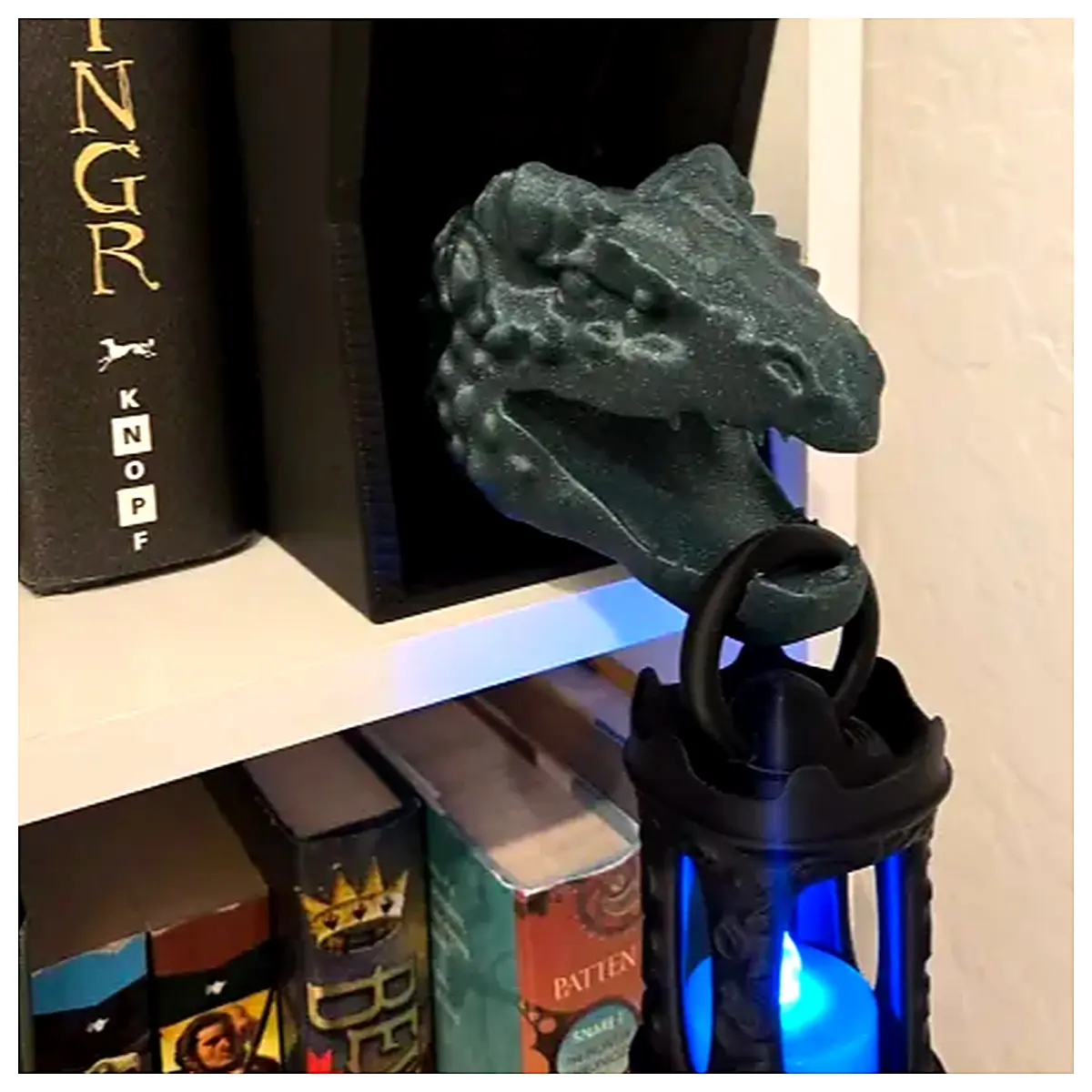 Dragon s Wish Secret Book Display Stand Vertical Showcase Dragon Collector Item Dragon Theme Decoration Dragon Toy Dragon Shelf Dragon Gift