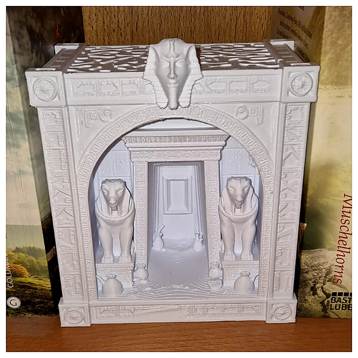 King s Canyon Gate Model Stand Display Piece Scene Model Decoration Scene Props Scene Accessories Desktop Display Game Scene