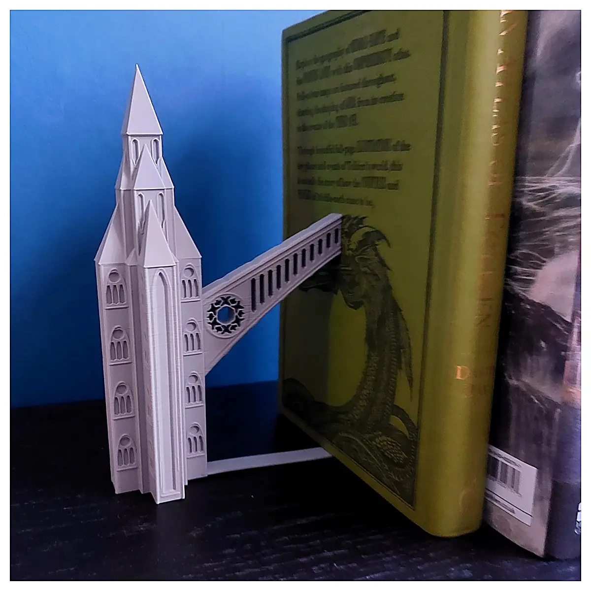 Gothic Flying Buttress Bookend Gothic Decor Religious Art Castle Decoration Black Art Victorian Style