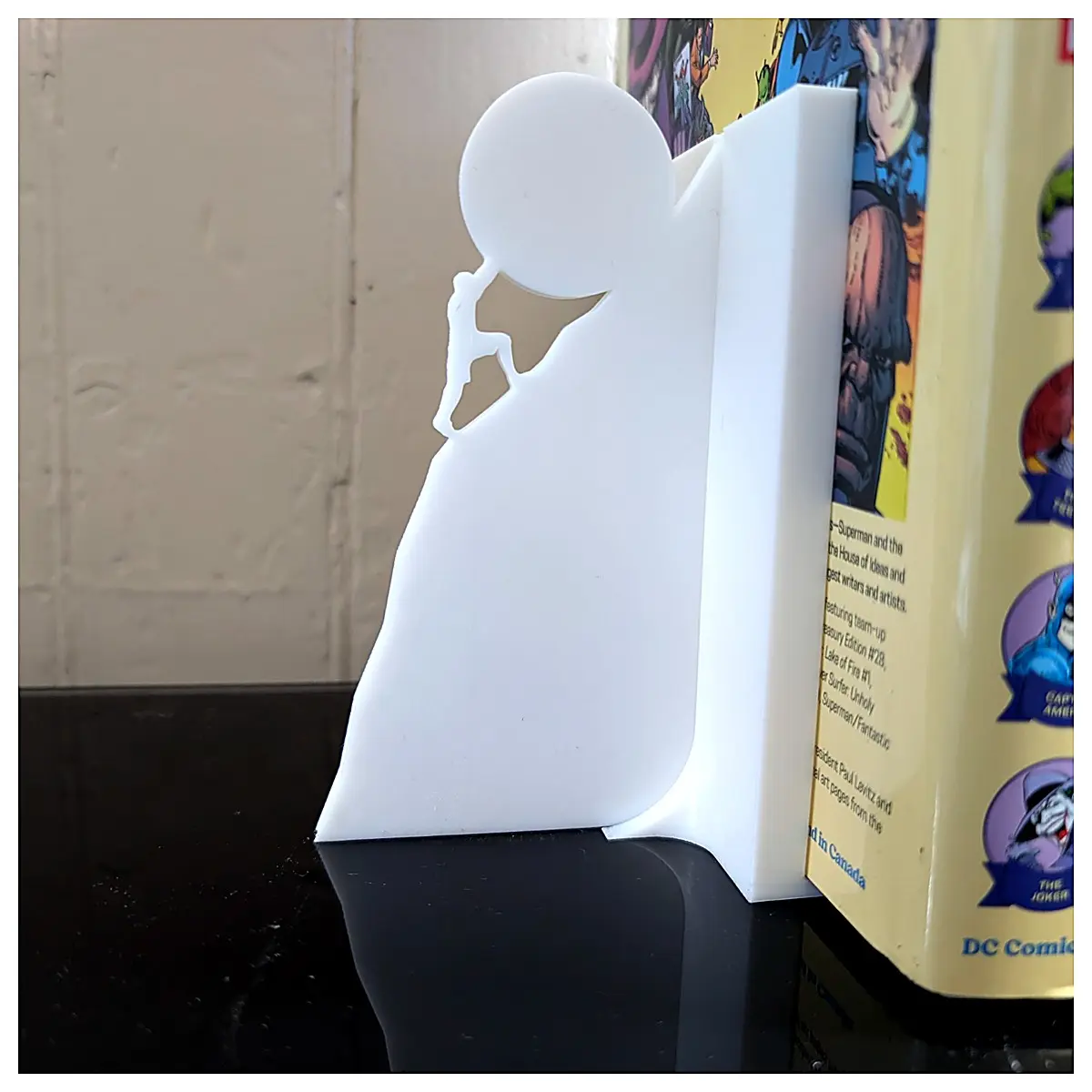 Sisypheus Book Stand Wall Mounted Desktop Holder Minimalist Modern Design Creative Book Support Home Office Storage Space Saving