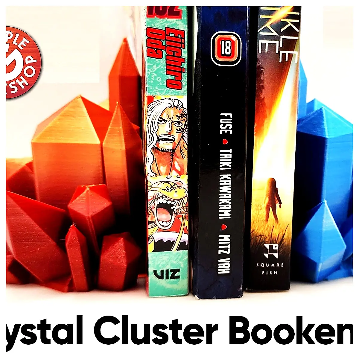 Crystal Cluster Book Stand Desktop Decoration Book Support Holder Minimalist Shelf Feet Office Learning Accessories No Support Needed