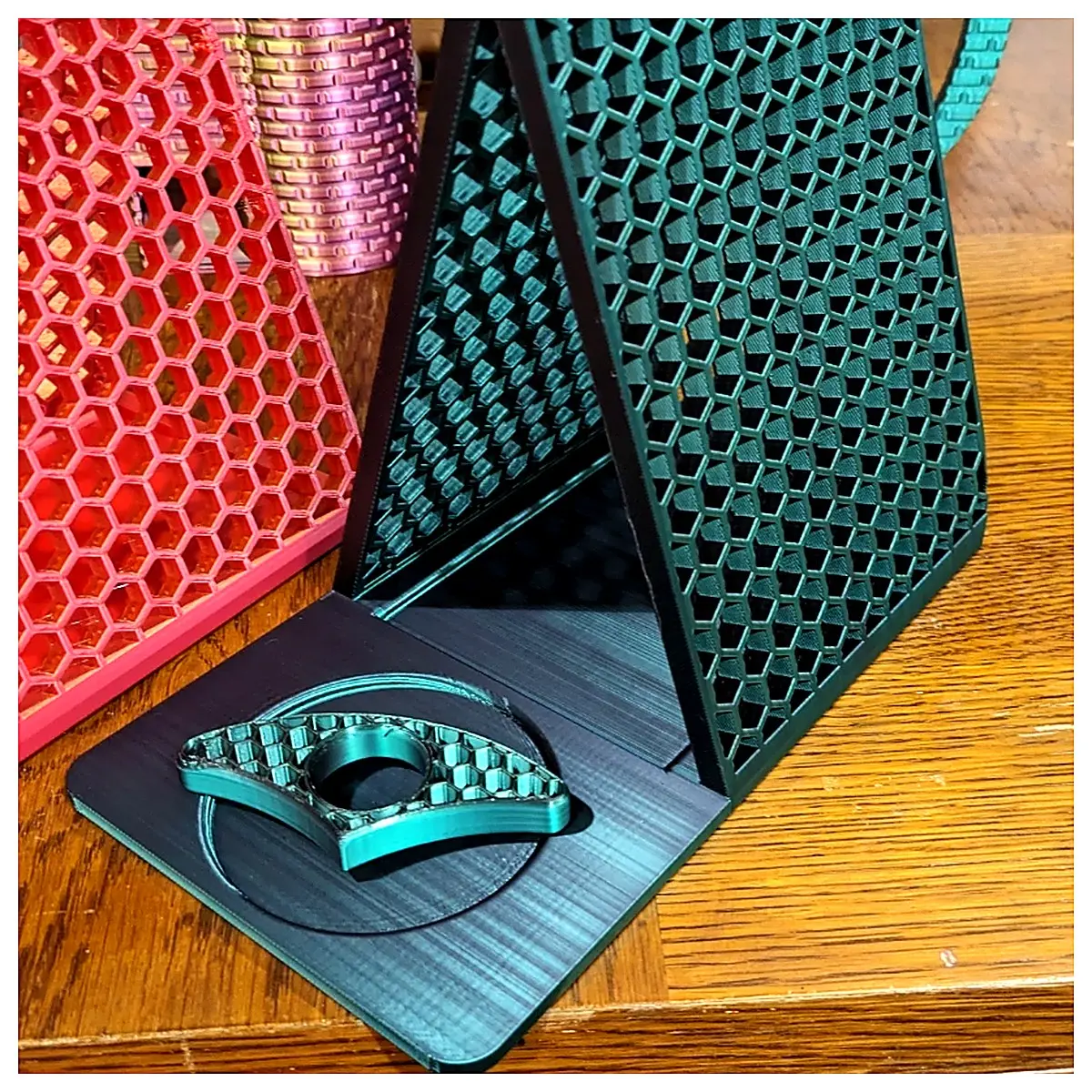 Honeycomb Shelf Stand Book Page Holder Book Organizer Standing Shelf Desk Storage Minimalist Shelf Wall Shelf Storage Rack