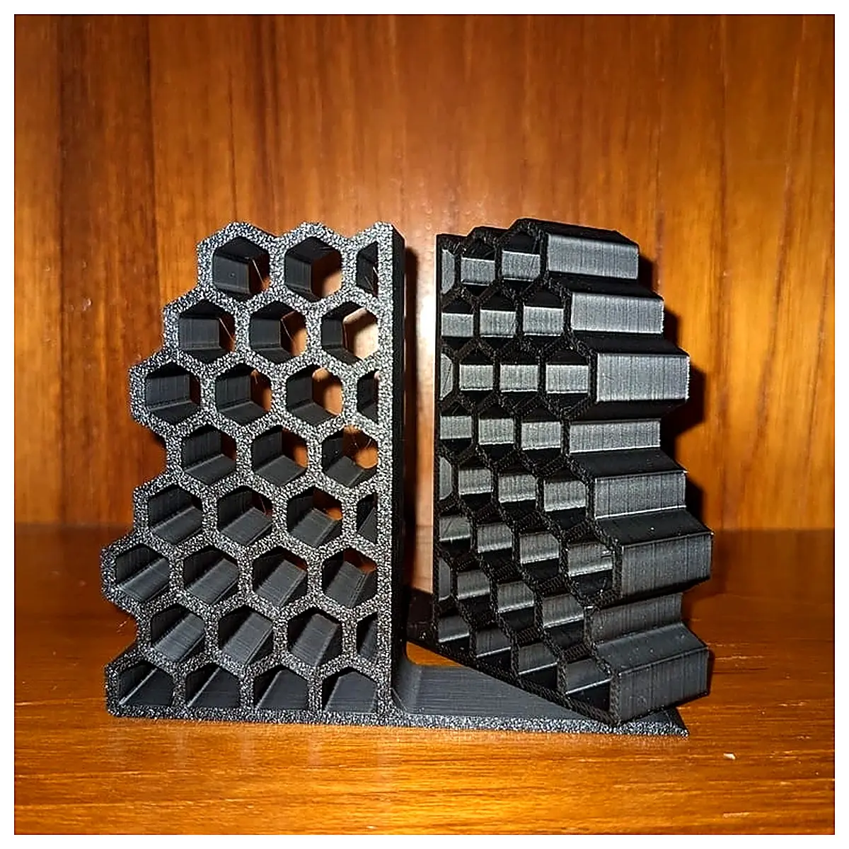 Hexagonal Book Stand Creative Book Holder Desktop Shelf Support Reading Accessory Phone Stand