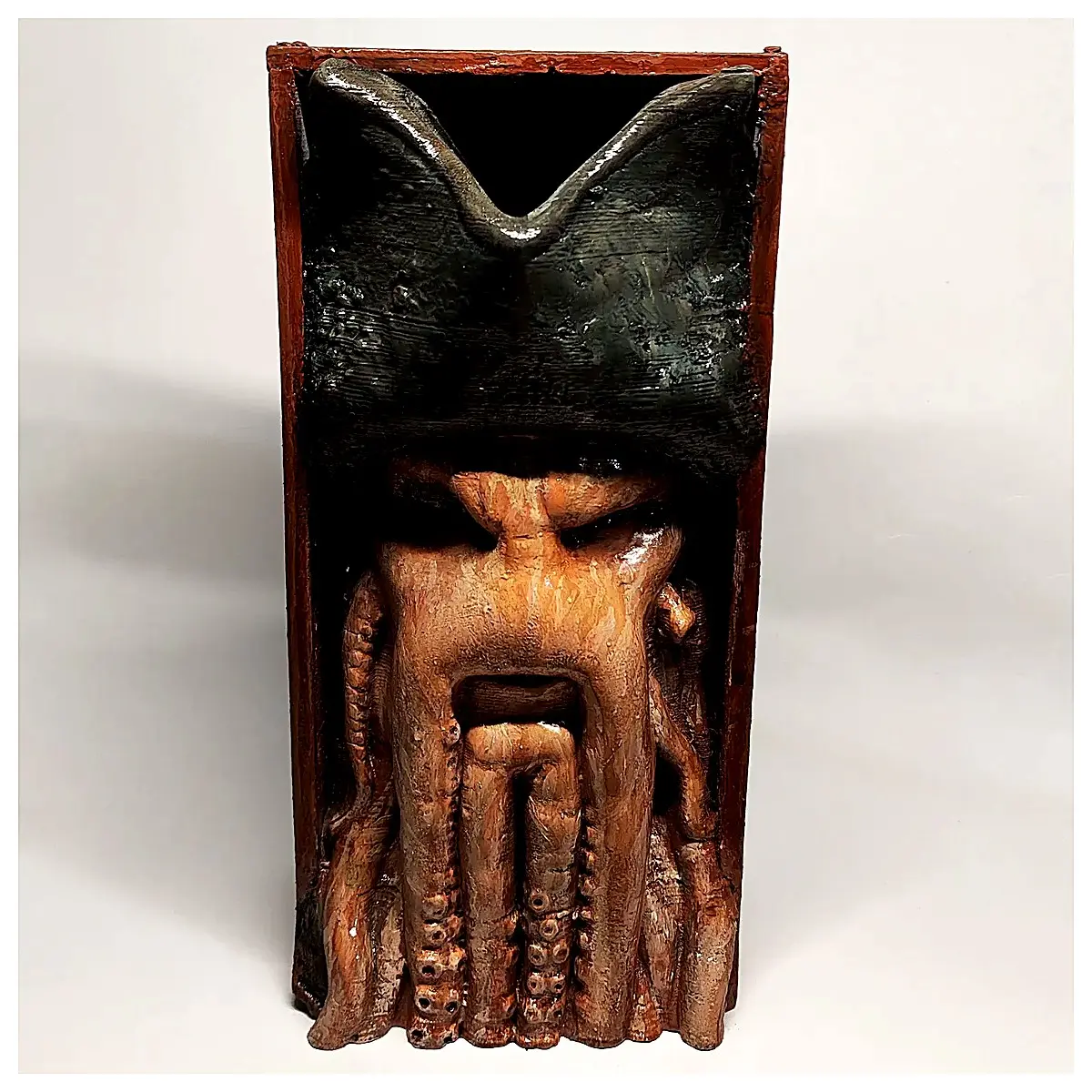 Davy Jones Statue Figure Stand Display Base Desktop Ornament Model Collectible Decoration Office Display Accessory