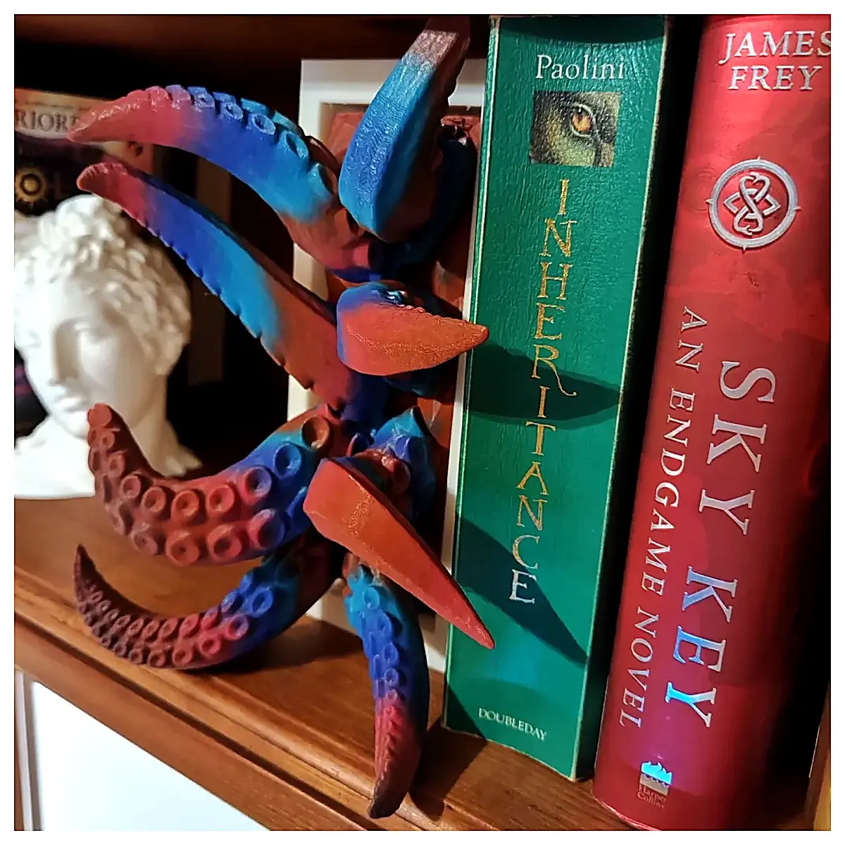 Kraken Book Stand V2 Desktop Shelf Holder Support Magazine Rack Decorative Wall Mounted Shelf Creative Modern Office Study Room Display