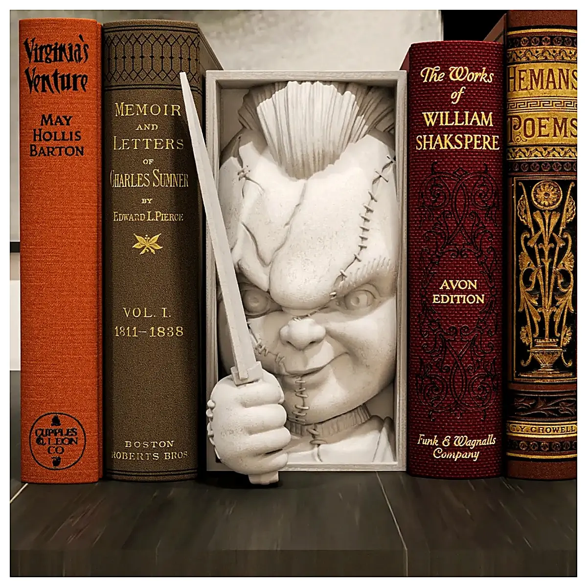 Zhai Ji Book Stand Model Display Model Collectible Figure Desk Display Model Pieces