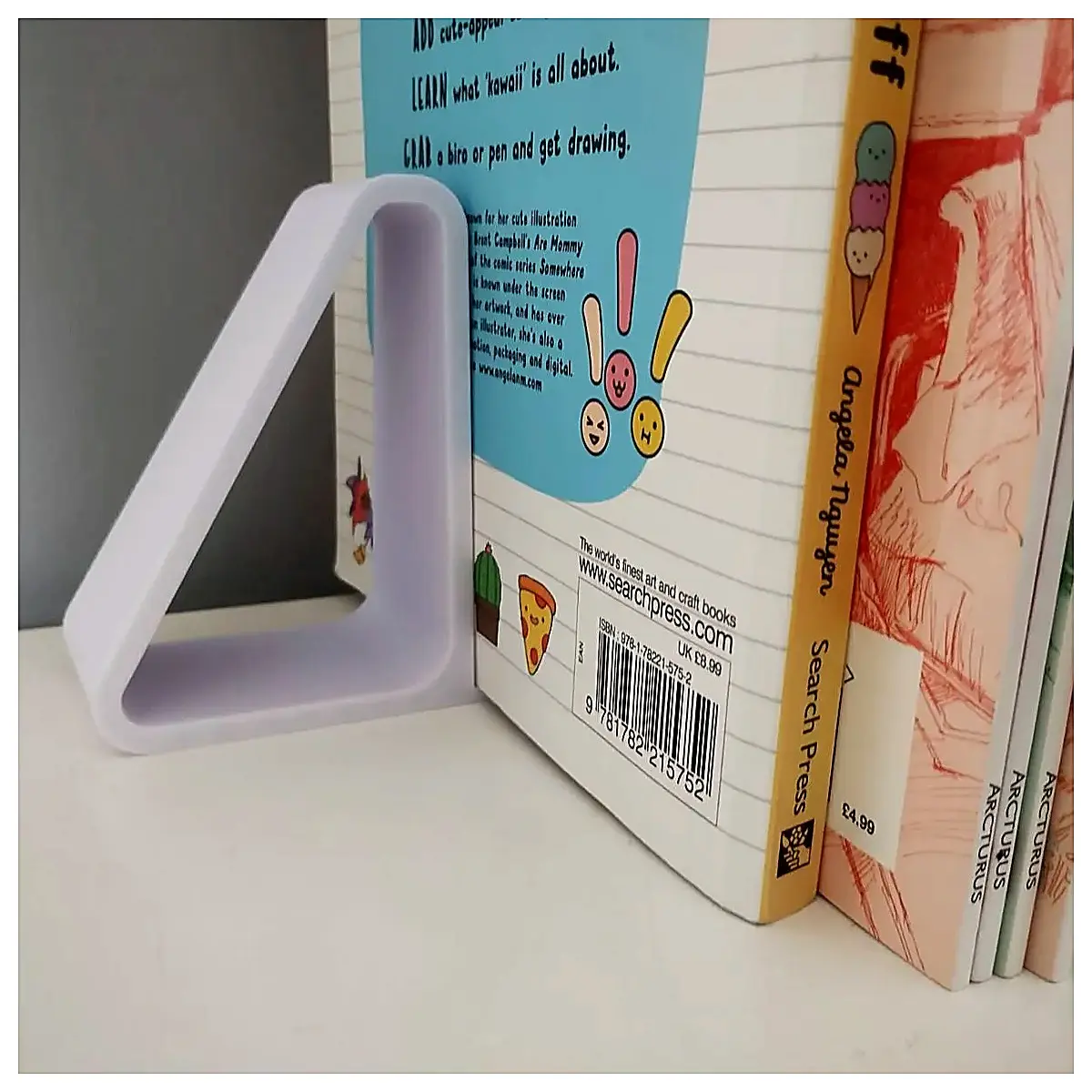 d Book Stand Holder Anti Slip Simple Shelf Support Page Book Protection Desk Organizer Easy Book Holder