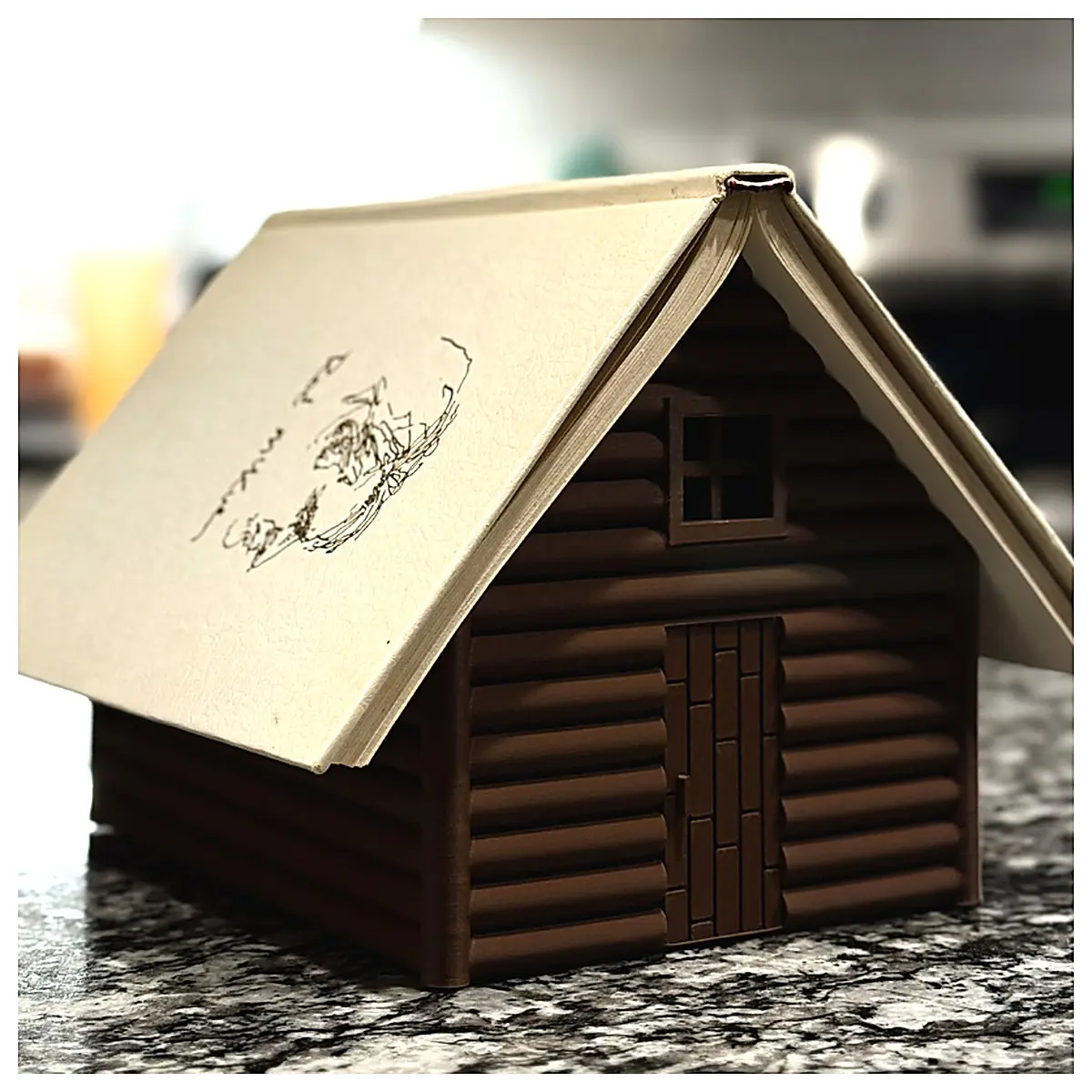 Wooden Book Stand Holder Organizer Internal Storage Desktop Shelf Wall Mounted Book Display Storage Box
