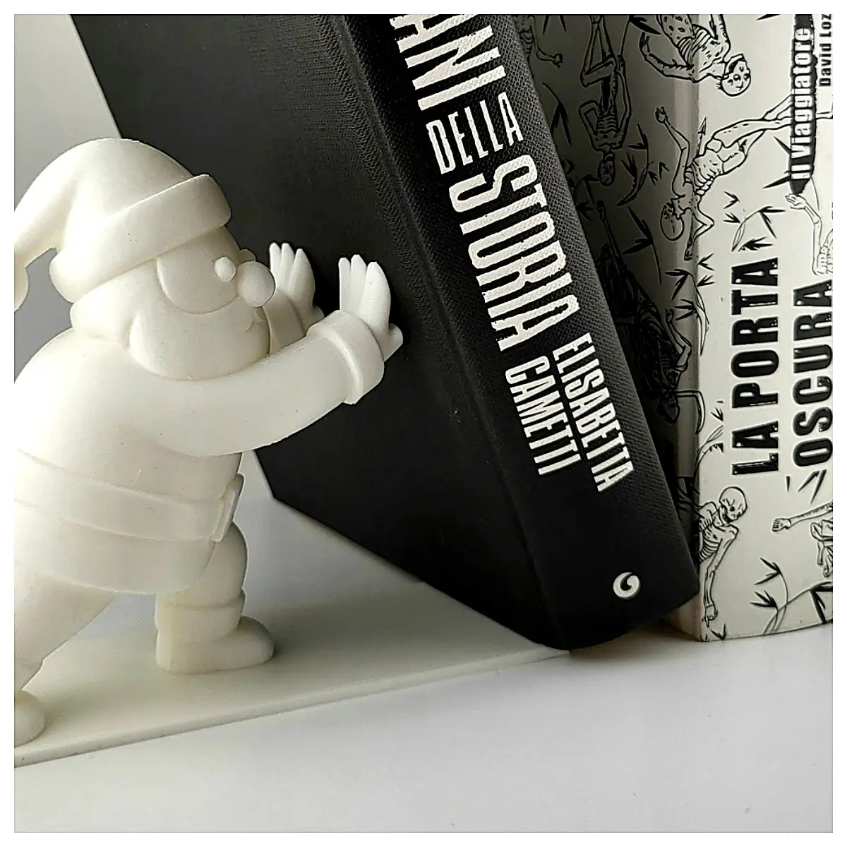 Santa Claus Bookmark Christmas Decoration 3D Book Stand Festive Ornament Christmas Gift Display