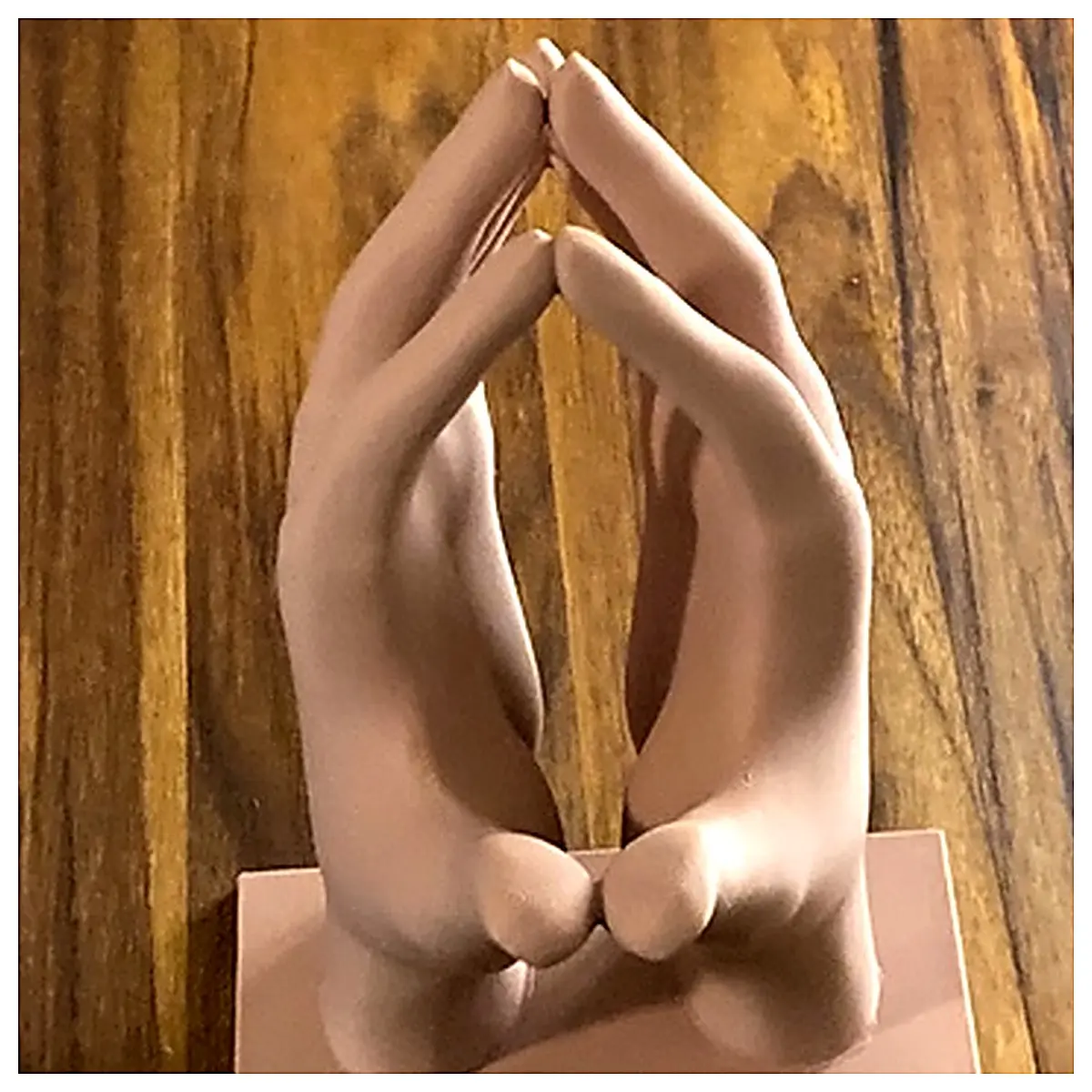 Hands Clasped Prayer Blessing Spiritual Protection Faith Divine Luck