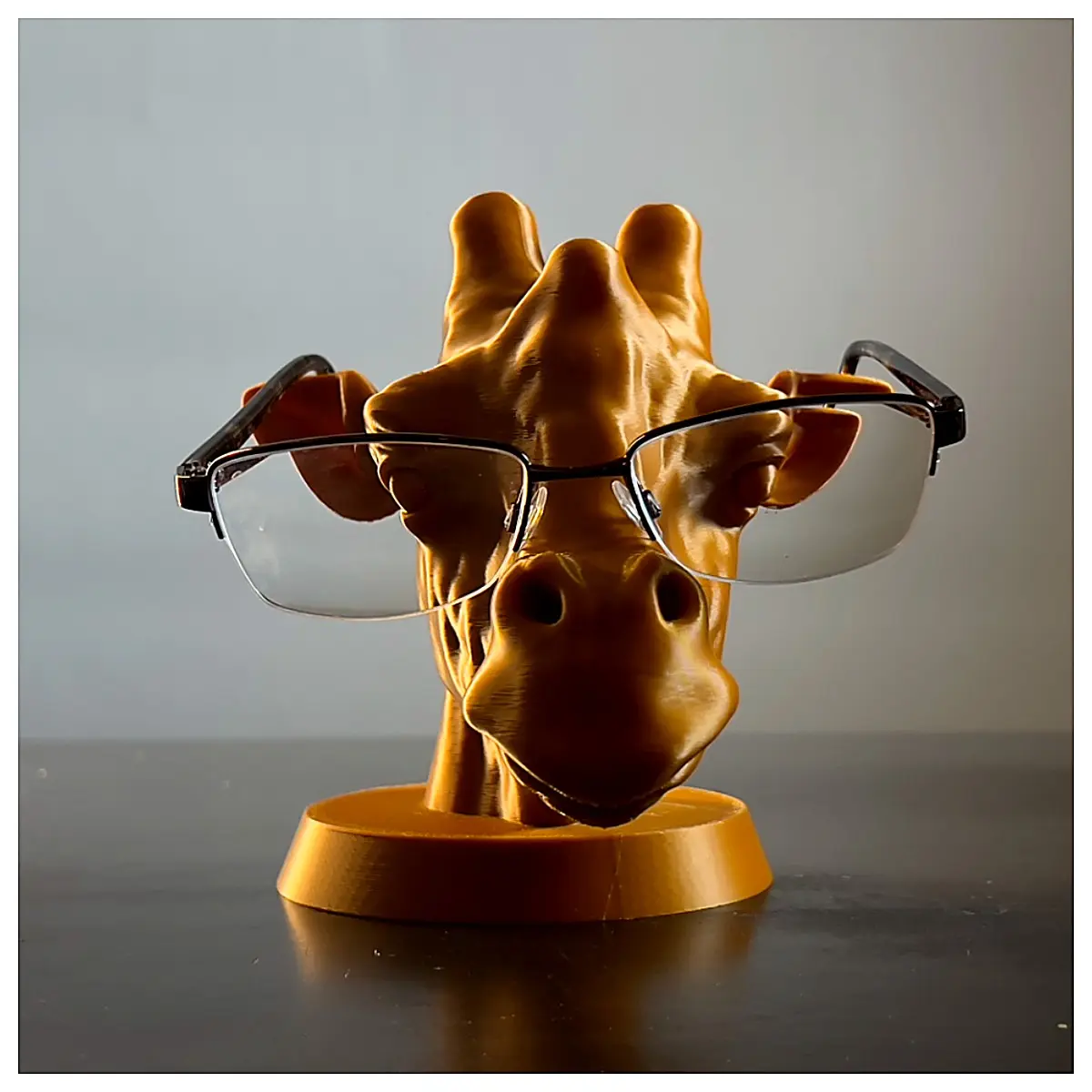 Giraffe Sculpture Head Animal Figurine Home Decor Desk Ornament Gift Art Creative Decoration