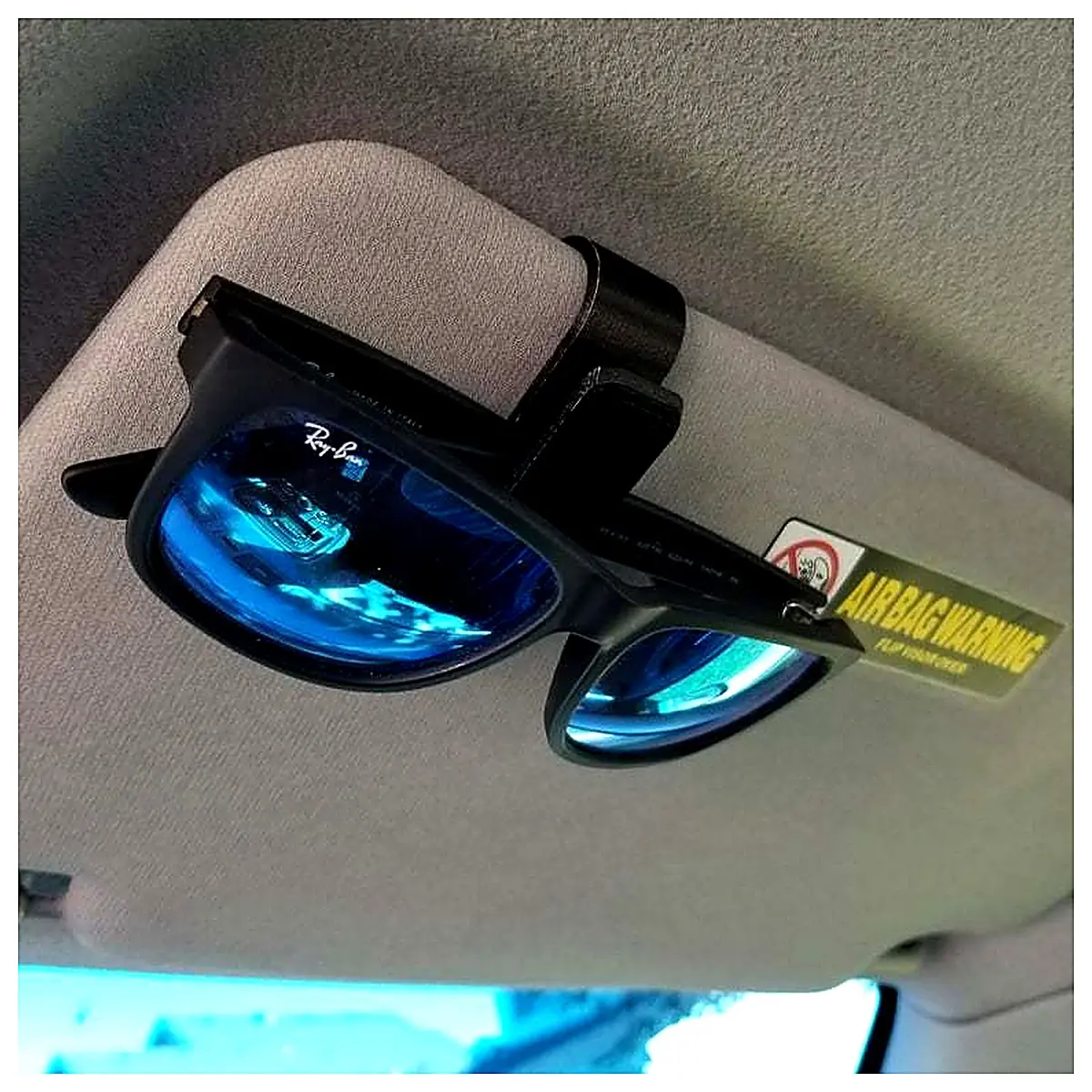 Car Sunglasses Holder Clip Driver Sunglasses Mount Accessory Vehicle Parts Hanging Clip Driver Safety Auto Accessories Car Supplies