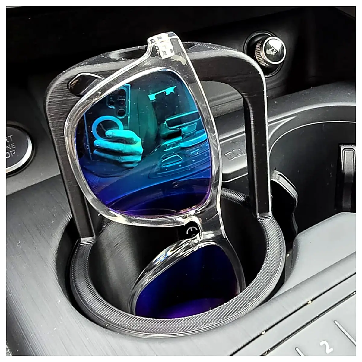 Car Sunglasses Holder Mount Phone Holder Cup Pad Stabilizer Automotive Accessories Mobile Phone Holder Bracket Case Accessory