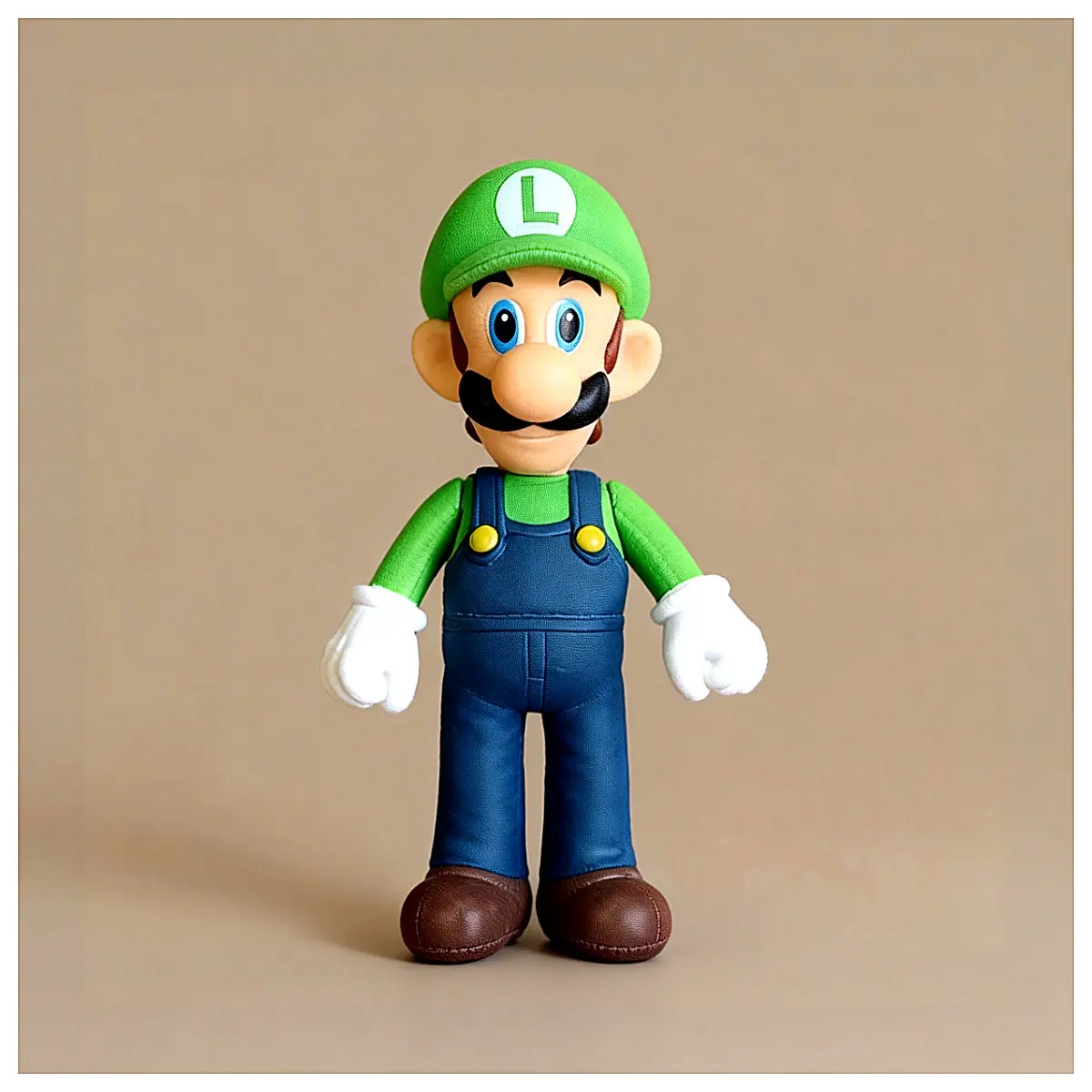 Green Hat Louie Super Bros Figurine Toy ing Model Gift Collectible Figure