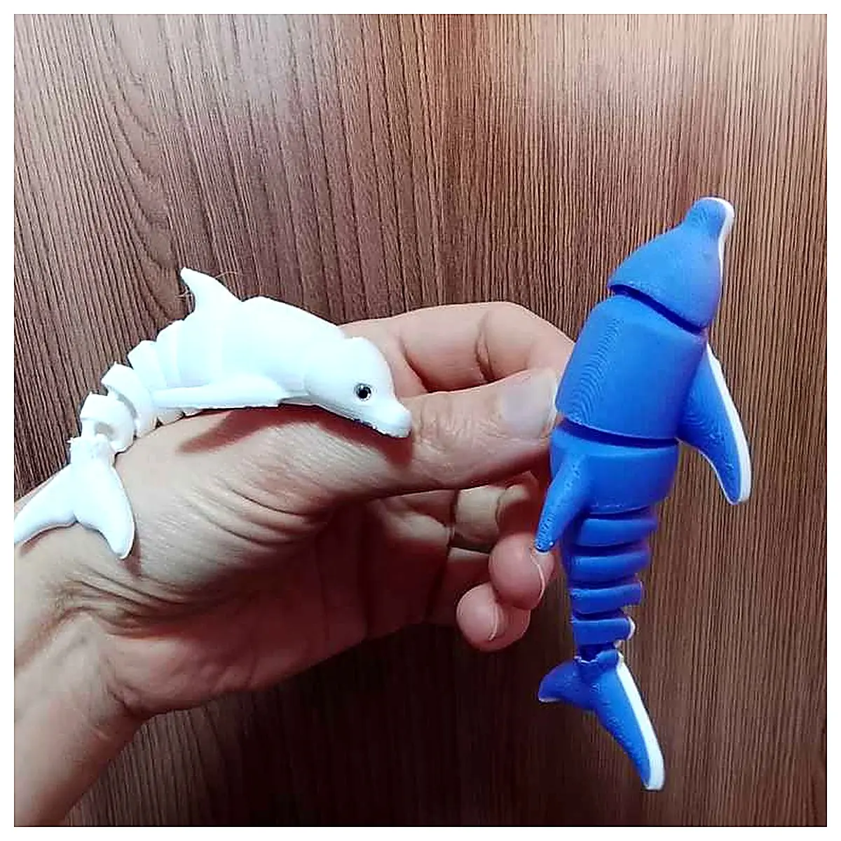 Dolphin Toy Realistic Marine Animal Model Kids Educational Toys Ocean Creature Figurine Gift Learning Tools