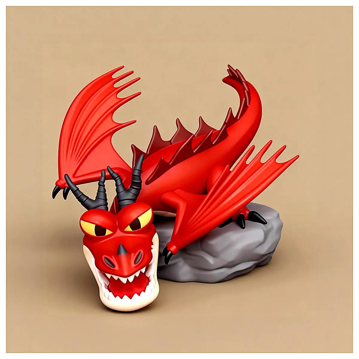 Howling Long Game Merchandise Figure ing Toy Boys Decoration Accessories Dragon Master Parts