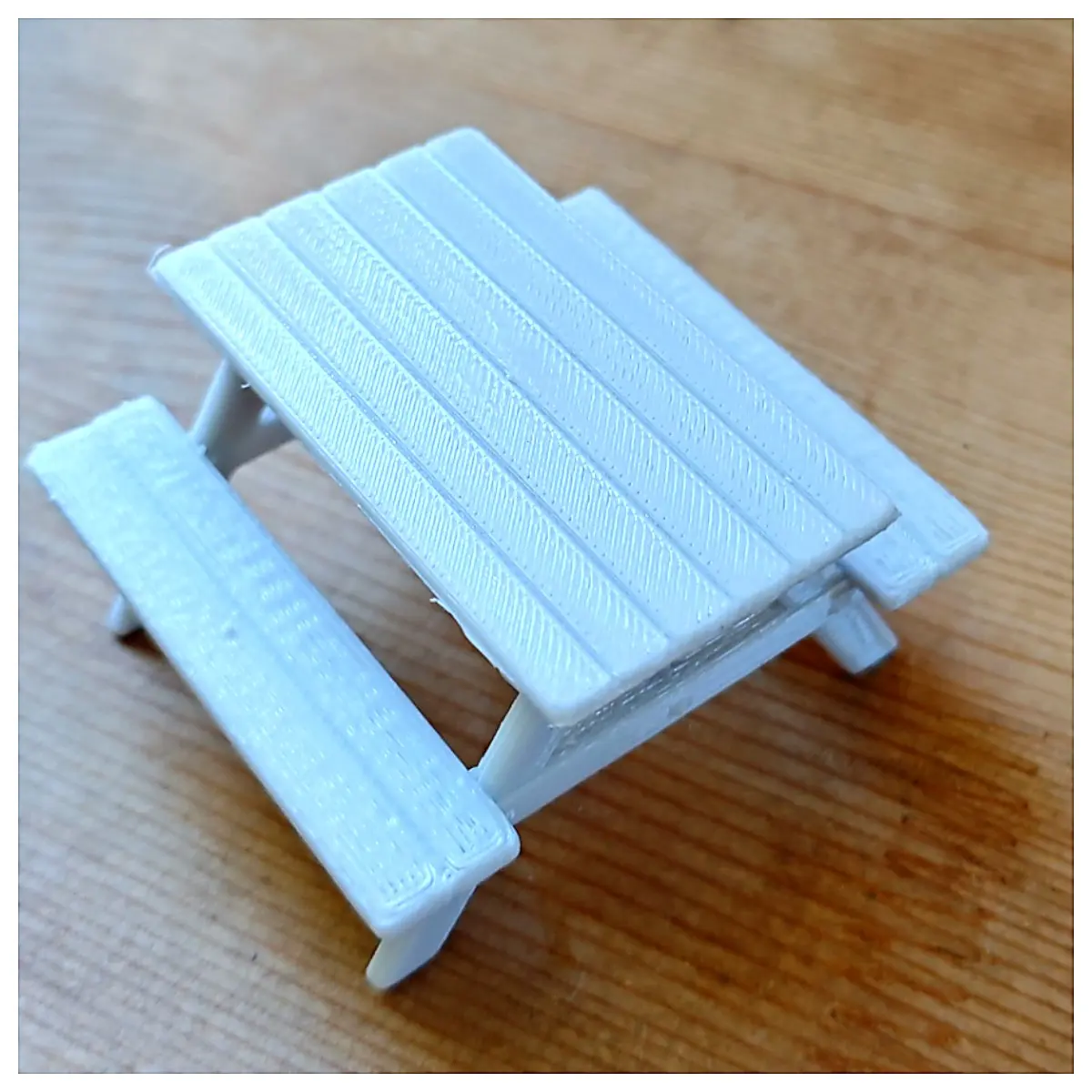 Miniature Outdoor Table Chair Model Desktop Display Beginner Toy Office Play Set Scene Decor Micro Furniture