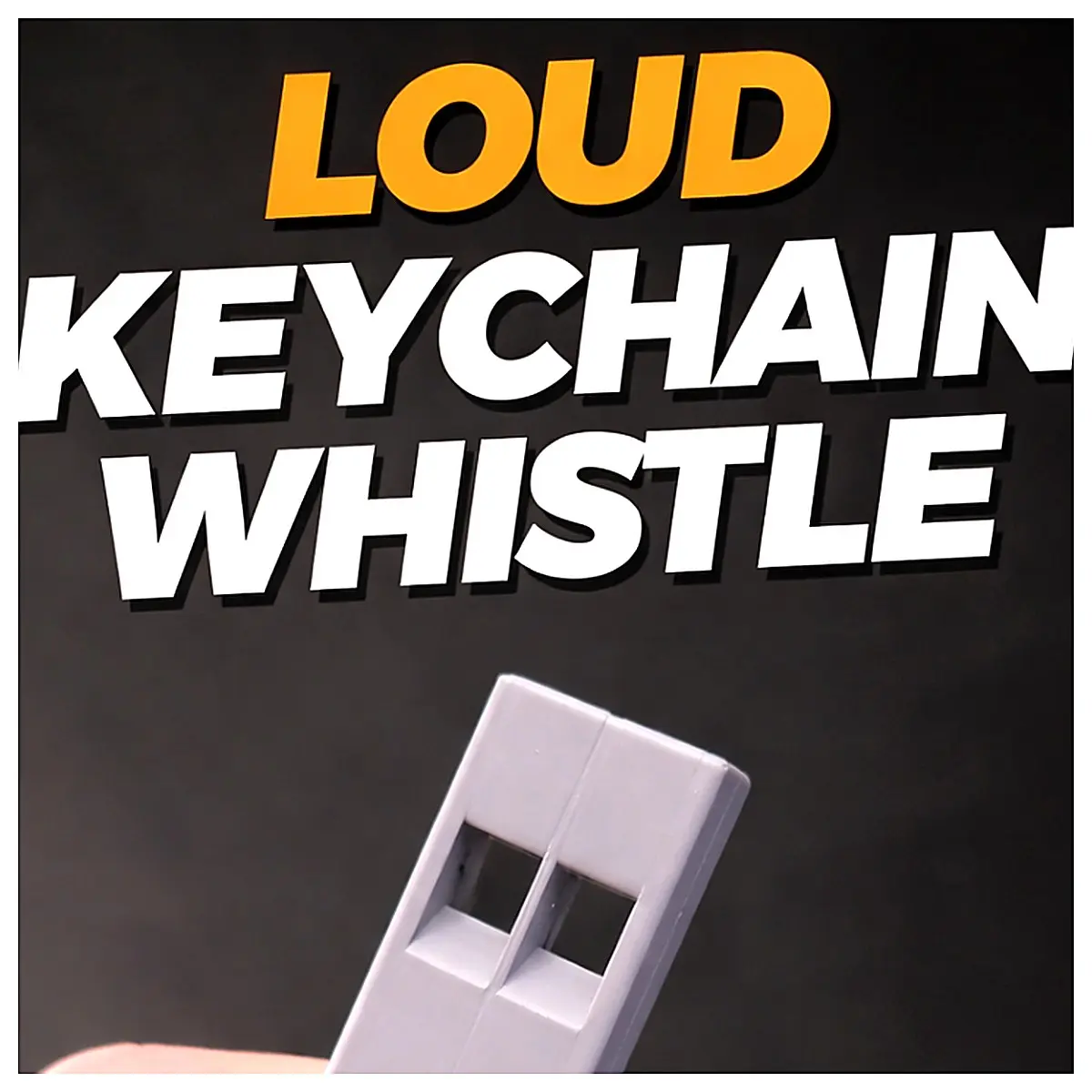 Key Chain Whistle Loud Alert Signal Emergency Buzzer Sports Accessories Keyring Parts