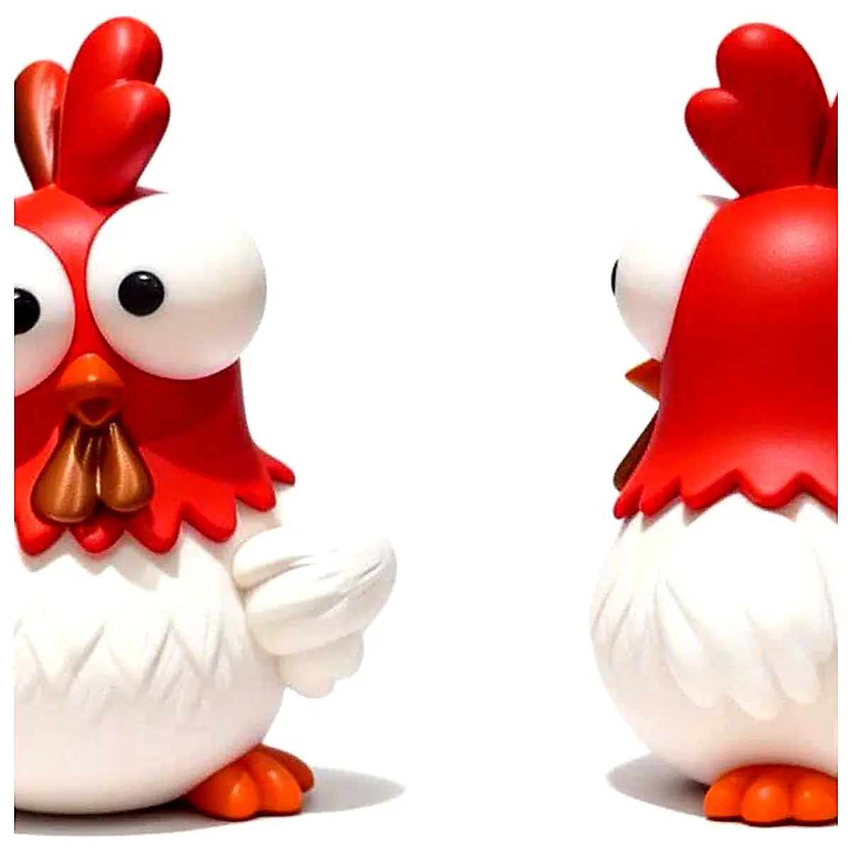Funny Chicken Decoration Car Interior Accessories Chili Pepper Model Multi Print Parts Chicken Toys Car Interior Decoration Pet Ornament