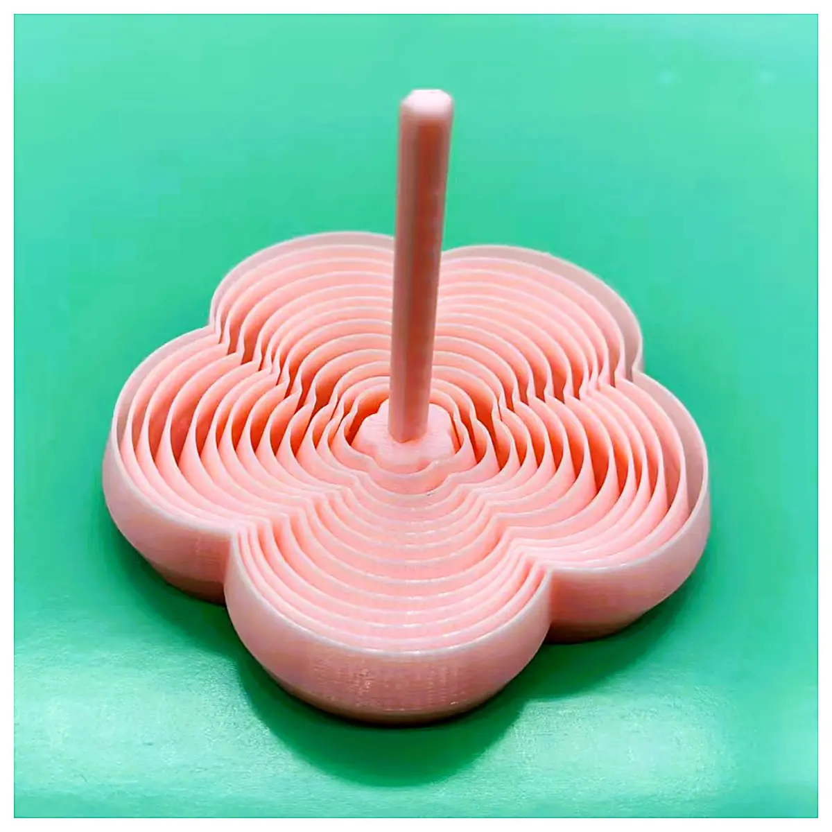 Expandable Flower Radish Tower Toy Stress Relief Puzzle Kids Building Blocks Relaxing Baby Learning Creative Construction