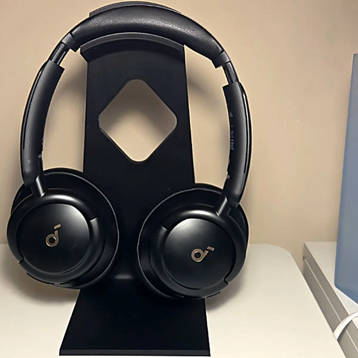 Desktop Headphone Stand Earphone Holder Desk Organizer Cooling Stand Cable Management 360 Rotating Support