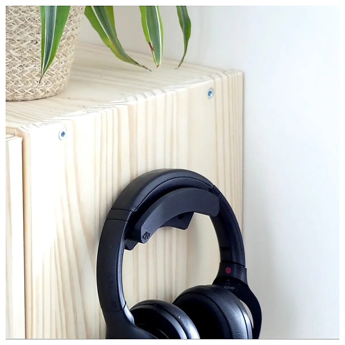 Headphone Wall Mount Holder Phone Stand Bracket Desktop Mobile Phone Holder Accessory Support Stand