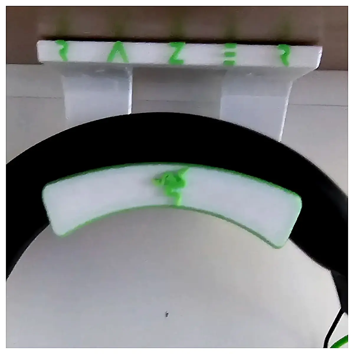 Gaming Headset Holder Desk Mount Stand Earbuds Organizer Headphone Support Accessory Holder Desktop Storage PC Headset Stand