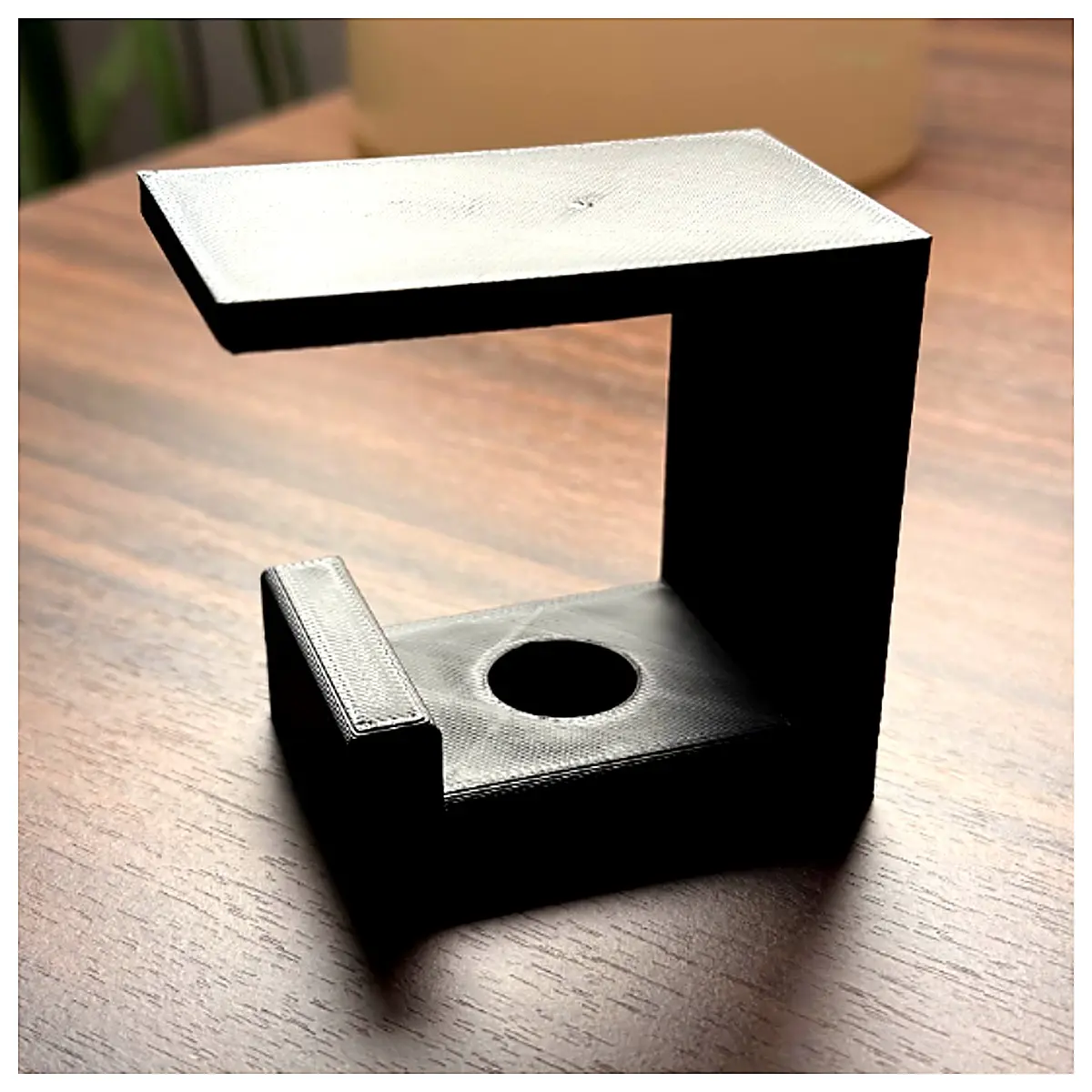 Desktop Headphone Holder Phone Stand Computer Earphone Hook Mobile Accessory Desk Organizer Phone Stand Support