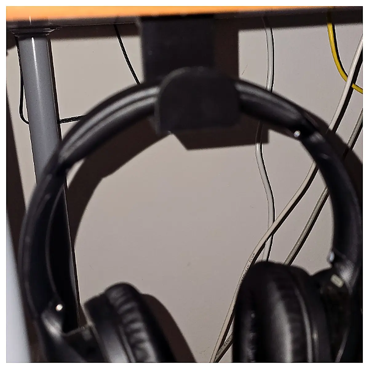 Desk Headphone Holder Adjustable Mount Phone Stand Computer Accessory Desktop Support Mobile Holder Office Desk Stabilizer
