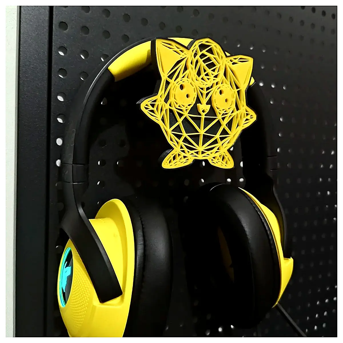 Perforated Panel Pingding Earbuds Holder Soundproof Holder Phone Earbuds Stabilizer Perforated Board Accessories Monitor Stand Desktop Mount