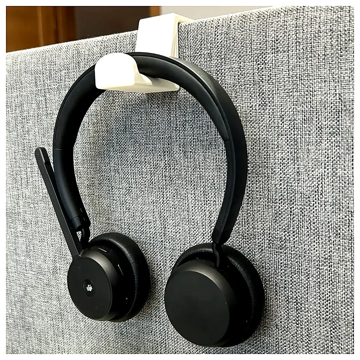 Desk Headphone Holder Computer Wall Mount Bracket Office Stand Accessory Listening Support Wall Mounted Headphone Holder