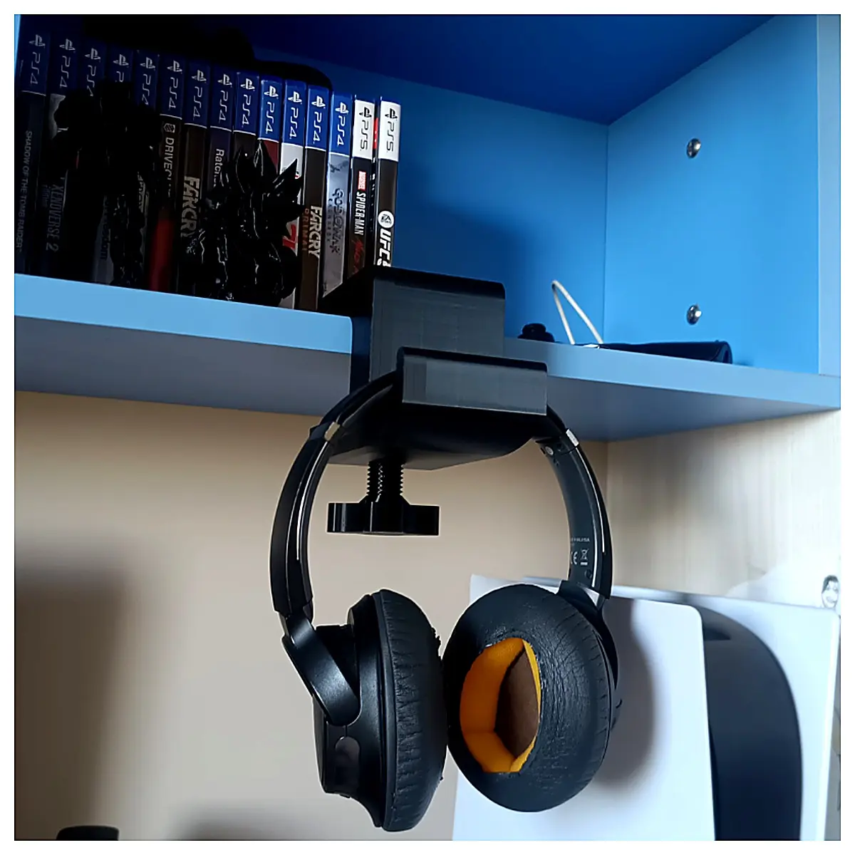 Adjustable Headphone Holder Stand for Desk Shelf Phone Stand Accessory Tablet Holder Office Study Support