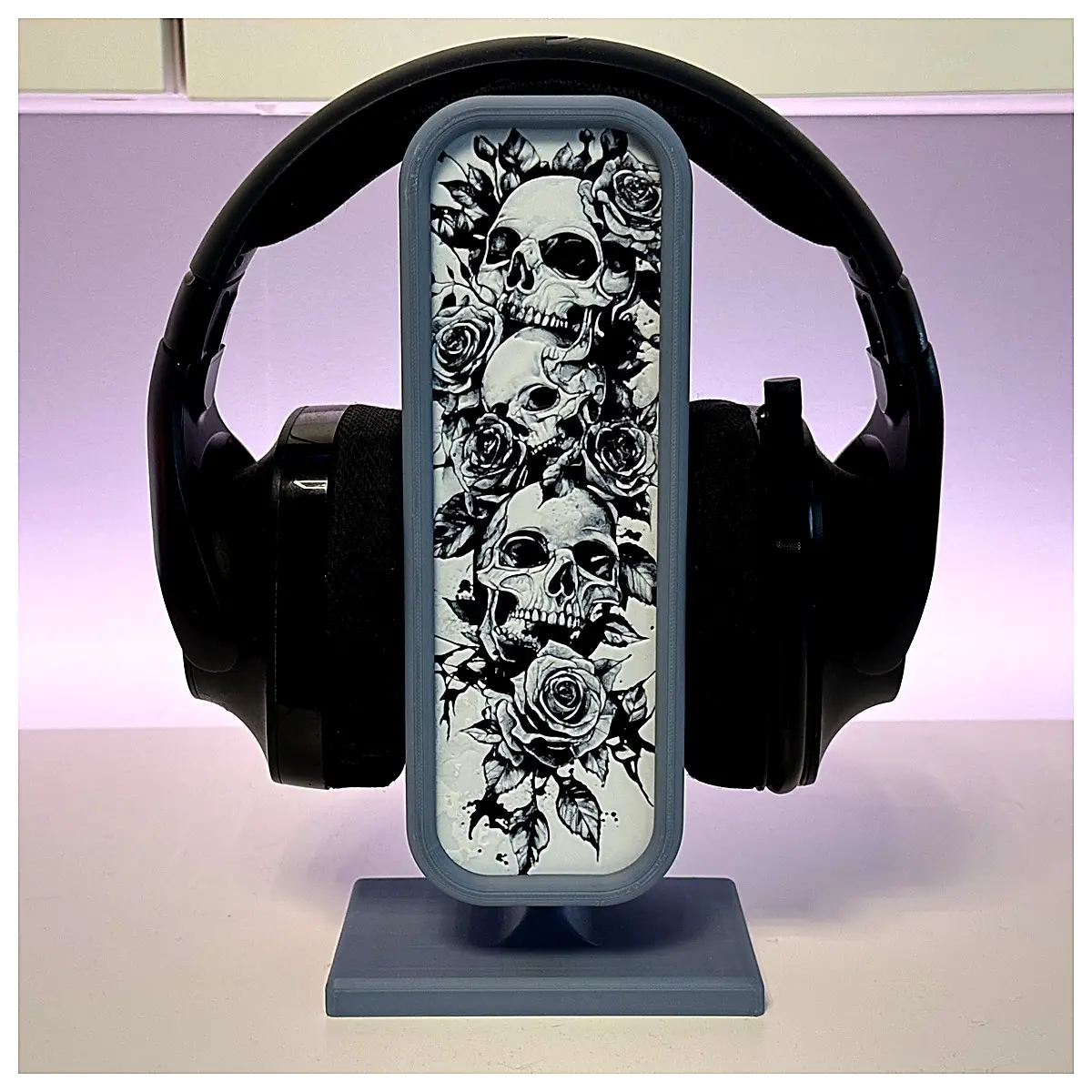 3D Printed Skull Head Earbud Holder Connector Accessory Phone Stand Bracket Replacement Parts Compatible with Phone Cases Smartphone Accessories Decor