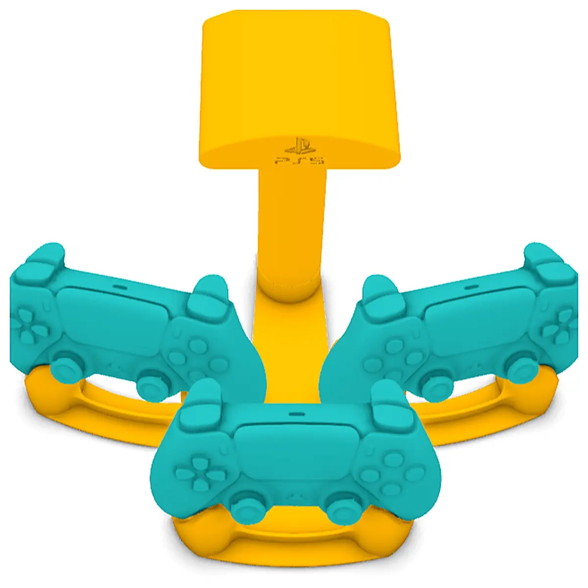 PS5 Stand Game Controller Holder 3 Controllers Headset Gaming Accessories Console Stand Support Bracket Compatible with PS5 Gaming Console Accessories