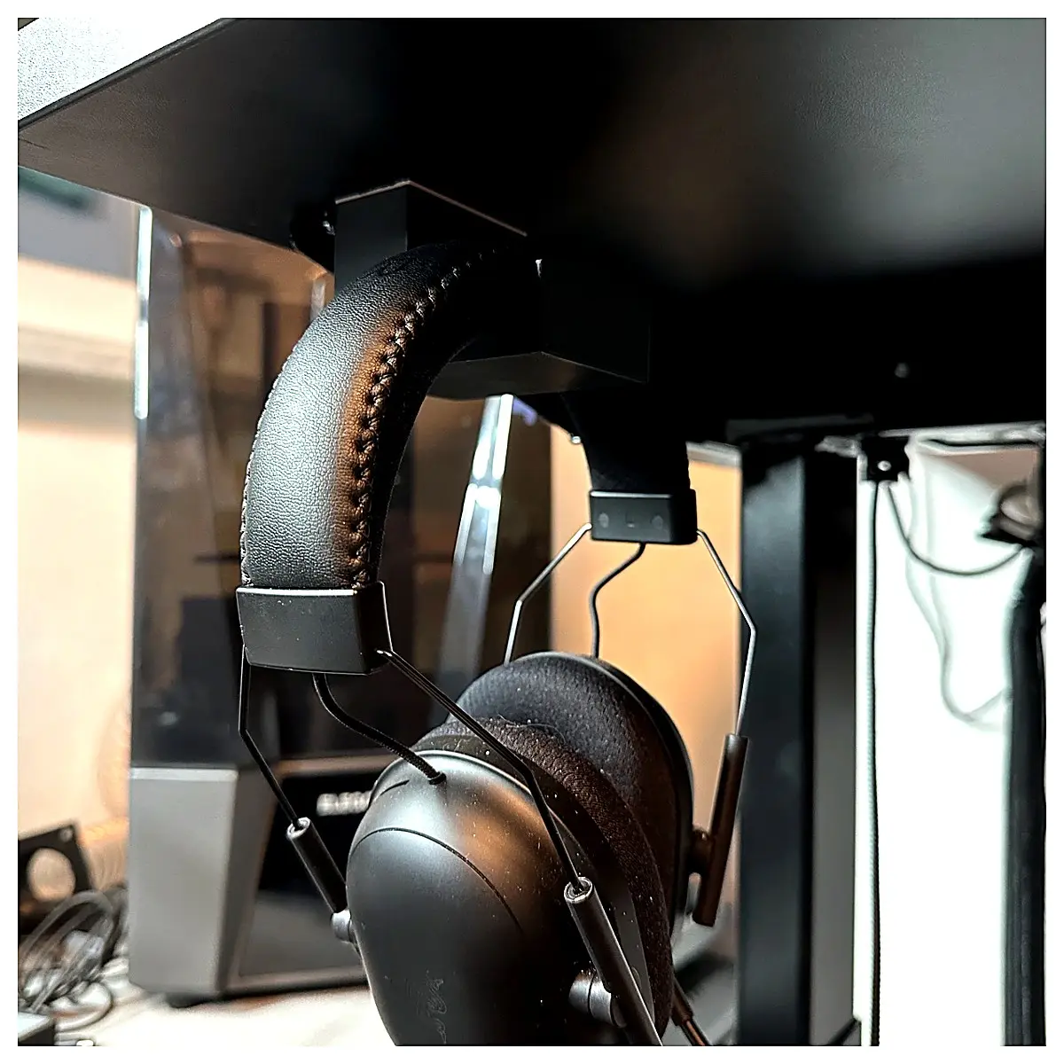 Desk Headphone Mount Holder Stand Phone Stand Computer Stand Adjustable Desk Accessory Mobile Holder Lazy Stand