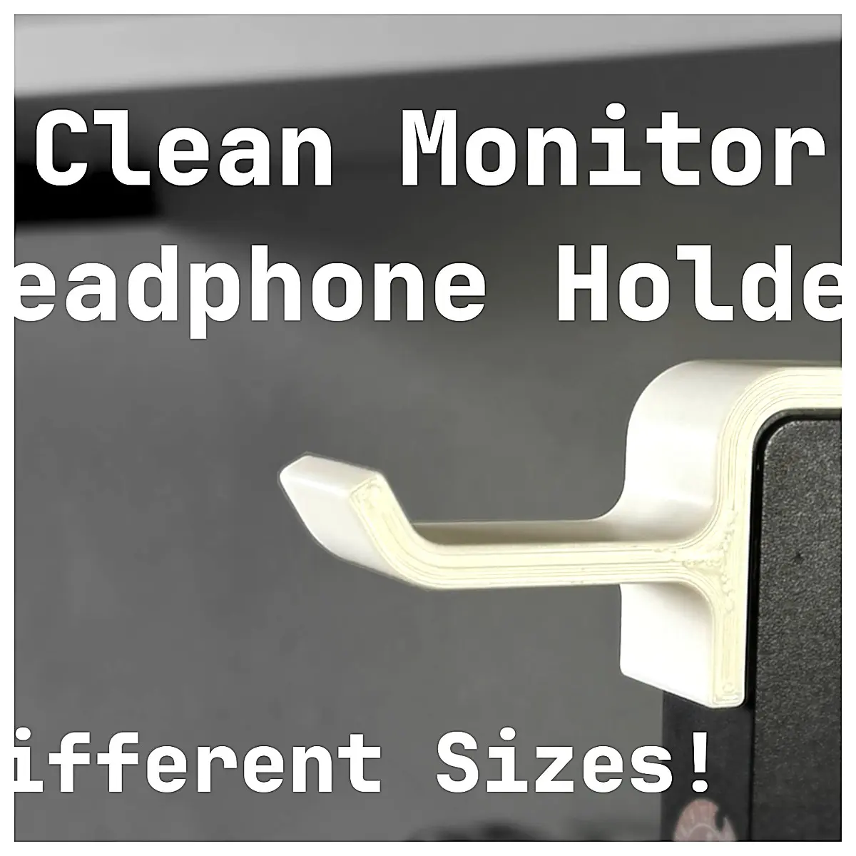 Monitor Stand Holder Computer Headphone Stand Screen Support Bracket Accessory Desktop Stand Gaming Stand Compatible with Various Monitors Office